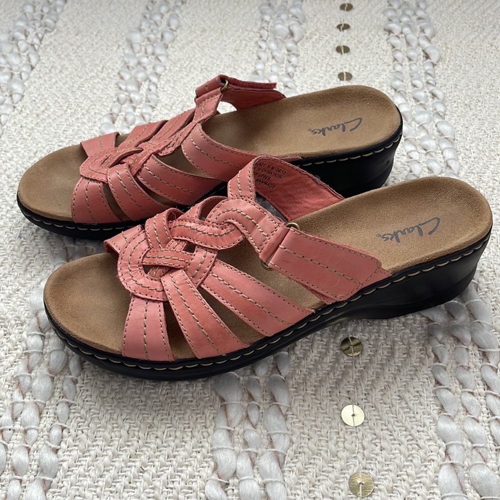 Clarks - Lexi Coral Braided Leather Sandals - Picture 3 of 11